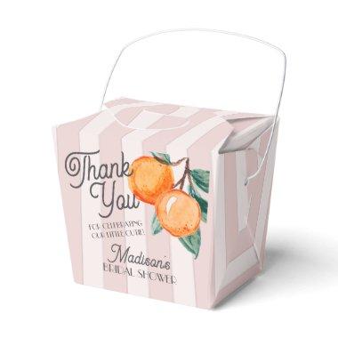 Pink Cutie Main Squeeze Citrus Birthday Party Favor Boxes