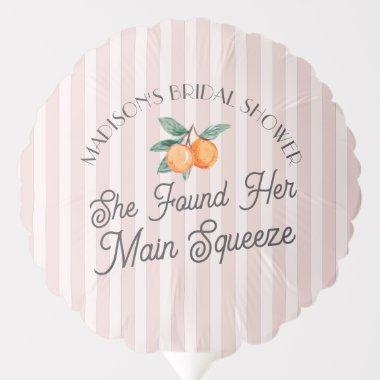 Pink Cutie Main Squeeze Citrus  Balloon