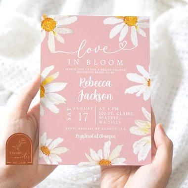 Pink Daisy Sunflower Love in Bloom