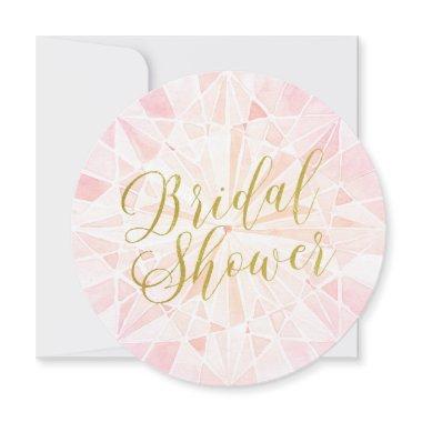 Pink Diamond Bridal Shower Invitations