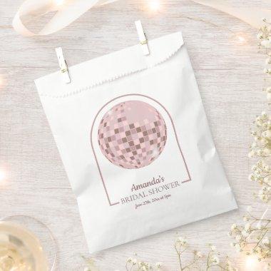 Pink Disco Boogie Bridal Shower Favor Bag