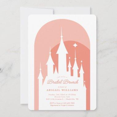 Pink Disney Princess Castle | Bridal Brunch Invitations