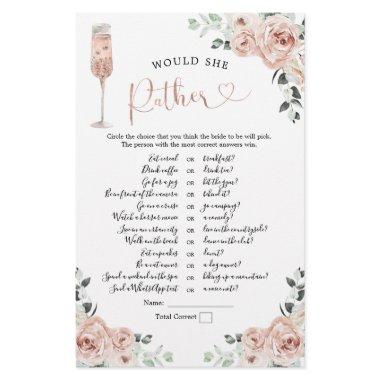 Pink Dusty Rose Petals Prosecco Would She Rather