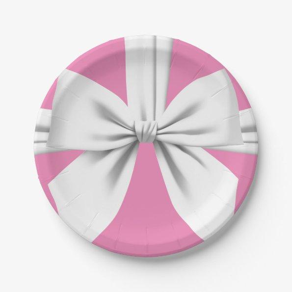 Pink Elegant Fancy Tiffany Birthday Tableware Paper Plates