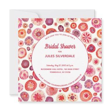 Pink Floral Abstract Pattern
