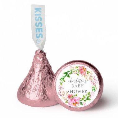 Pink Floral Baby Shower Hershey®'s Kisses®