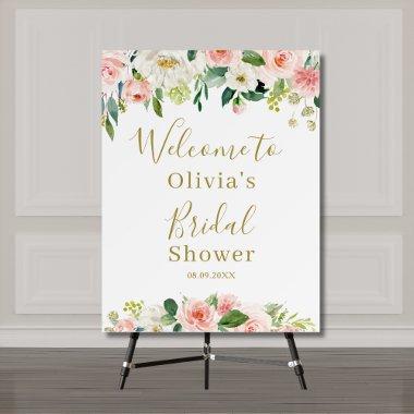 Pink Floral Blossoms Girly Botanical Foam Board