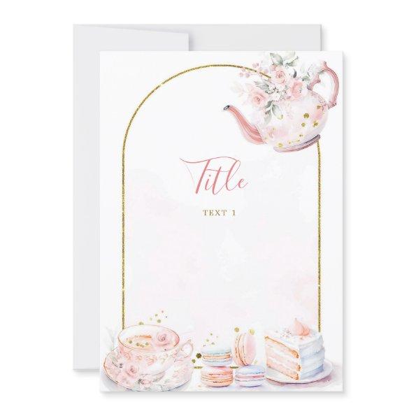 Pink Floral Bride to Be  Tea Party