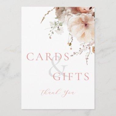 Pink Floral Invitations and Gifts Bridal Shower Sign