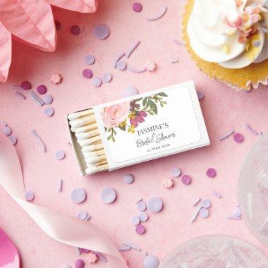 Pink Floral Garden Spring  Matchboxes
