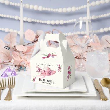 Pink floral Hat Derby  Favor Boxes