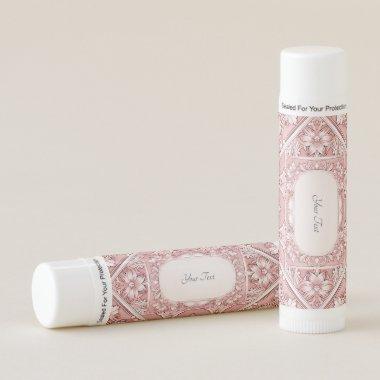 Pink Floral Lip Balm
