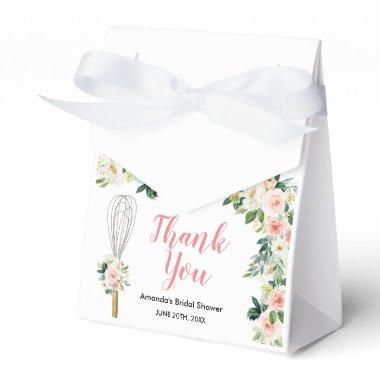 Pink Floral Soon to be Whisked Away Bridal Shower Favor Boxes