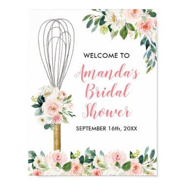 Pink Floral Soon to be Whisked Away  Poster