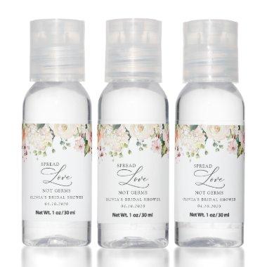 Pink Flowers, White Flowers, Boho,  Hand Sanitizer