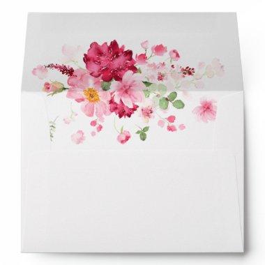 Pink Garden  Envelope