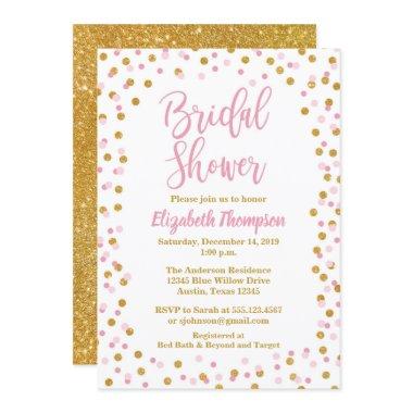 Pink & Gold  Confetti