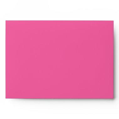Pink, Gray Houndstooth A7 Envelope for 5"x7" Sizes