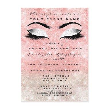 Pink Ivory Makeup White Glitter 16th