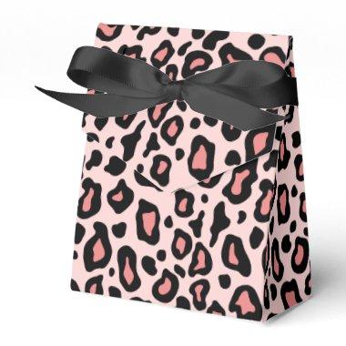 Pink Leopard Favor Box