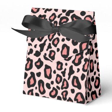 Pink Leopard Favor Box