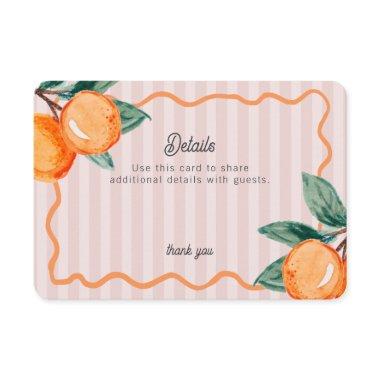 Pink Little Cutie Pastel Citrus Details Insert