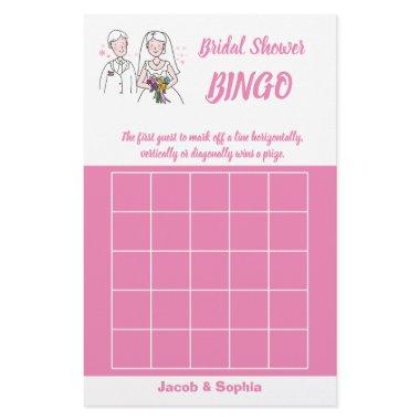Pink Love  Bingo Game  Flyer