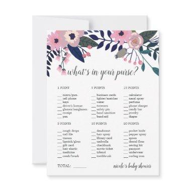 Pink Meadow Baby or  Purse Game