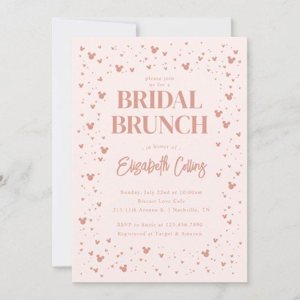Pink Minnie Mouse Confetti | Bridal Brunch Invitations
