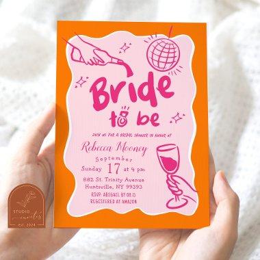 Pink Orange Retro Illustrated