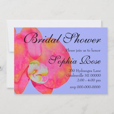 Pink Orchids Invitations