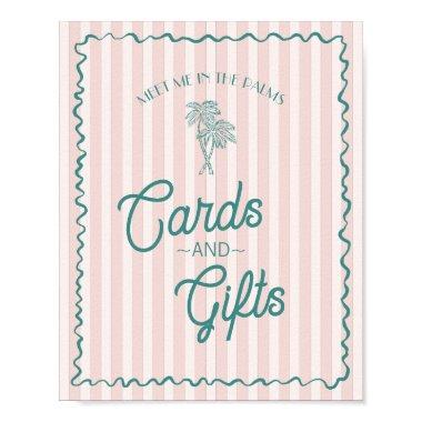 Pink Palm Springs Pastel Beach  & Gifts Poster