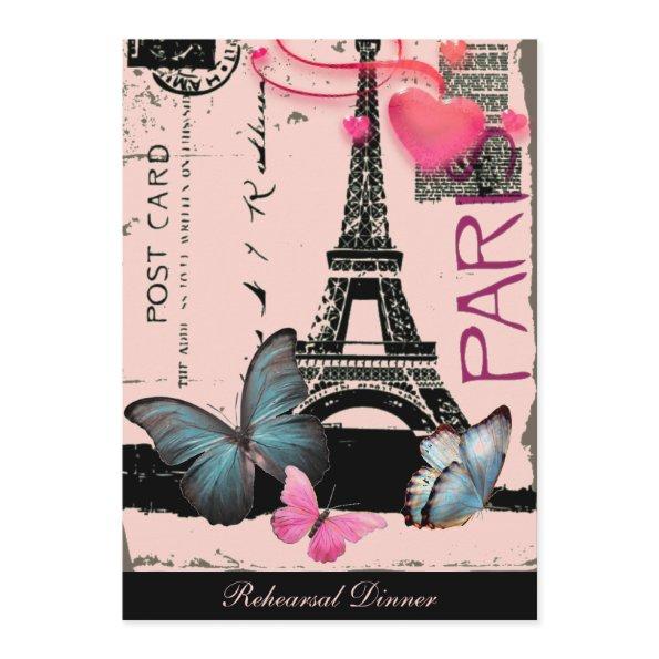 pink paris eiffel tower destination wedding