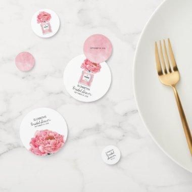 Pink Peonies and Perfume Floral  Confetti