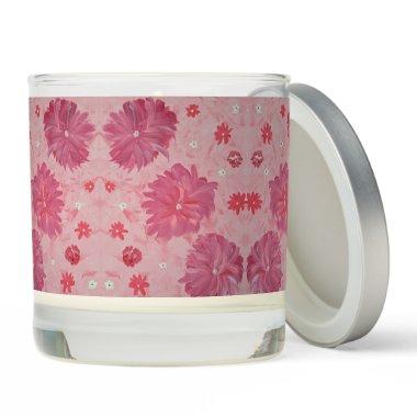 Pink Peonies Vanilla Scented Candle