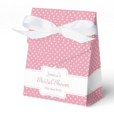 Pink Polka Dot - Bridal Shower Favor Boxes