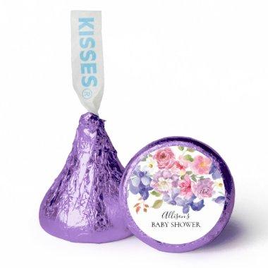 Pink & Purple Floral Baby Shower Hershey®'s Kisses®