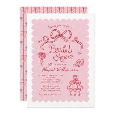 Pink Red Whimsical