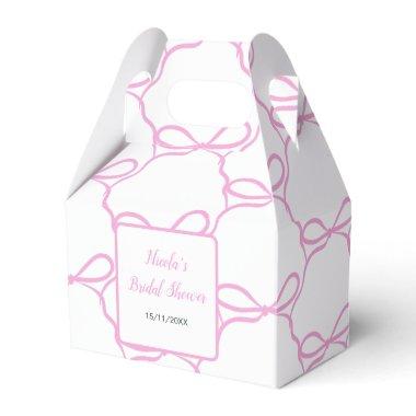 Pink Ribbon  Favor Boxes