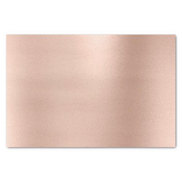 Pink Rose Gold Blush Metallic Powder Luxury Tissue Paper