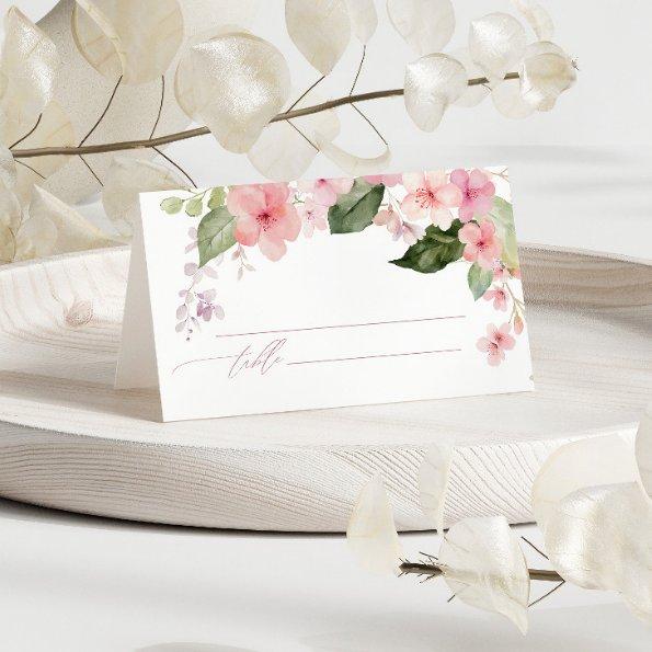Pink Rose & Green Wedding Place