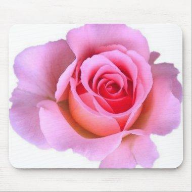 pink rose mousepad