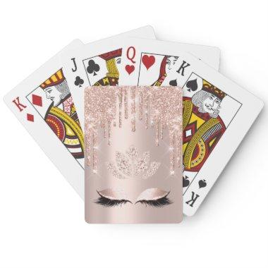 Pink Rose Pastel Spark Lotus Diamond Casino Poker