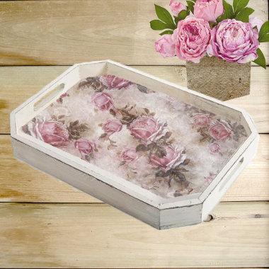 Pink Roses Decoupage Tissue Paper