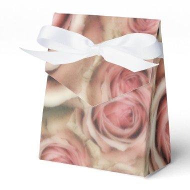 Pink Roses Elegant Bridal Shower Shabby Chic Favor Boxes