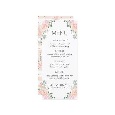 Pink Roses & Rose  Menu