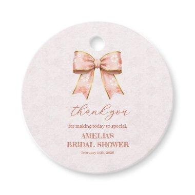 Pink Sakura Ribbon – Japanese-Inspired Favor Tags