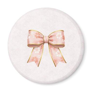 Pink Sakura Ribbon – Japanese-Inspired Magnet