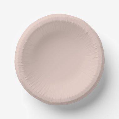 Pink Salt Wedding Plain Custom  2023 Paper Bowls