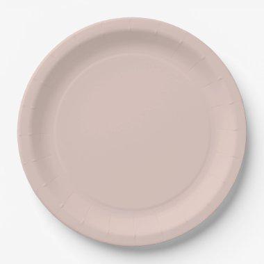 Pink Salt Wedding Plain Custom Bridal Shower Cute Paper Plates